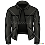 How to Draw Leather Jacket, Clothes