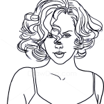 How to Draw Charlize Theron, Famous Actors