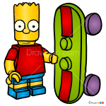 How to Draw Bart Simpson, Lego Simpsons