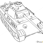 How to Draw Medium Tank, Panter, Tanks