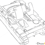 How to Draw Assault Gun, Birch Gun, Tanks
