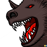 How to Draw Werewolf Face, Vampires and Werewolfs