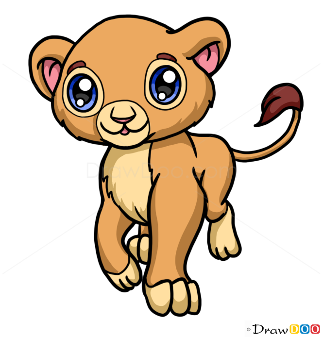Cute Drawings Of Lions : Mini lions customs by miloudee | chibi and