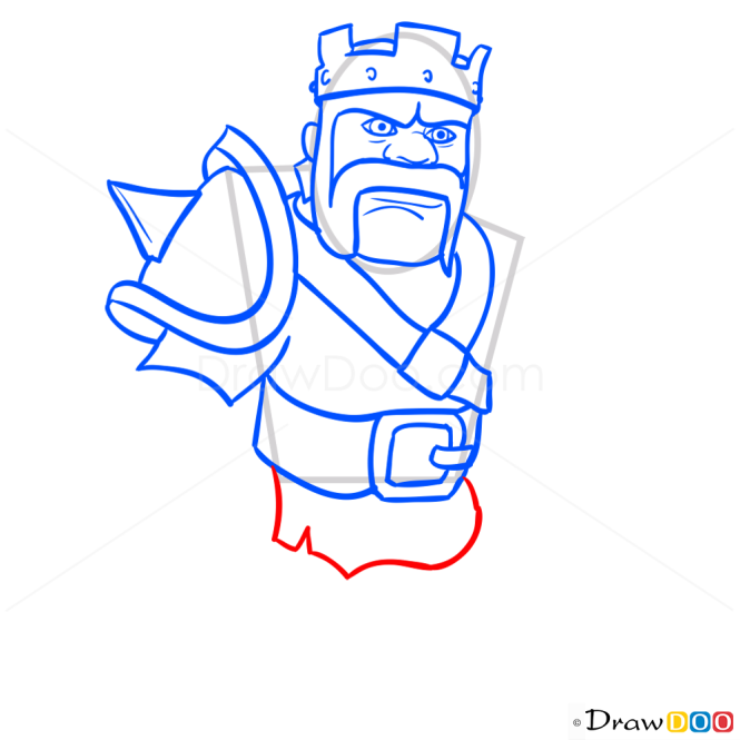 barbarian king drawing
