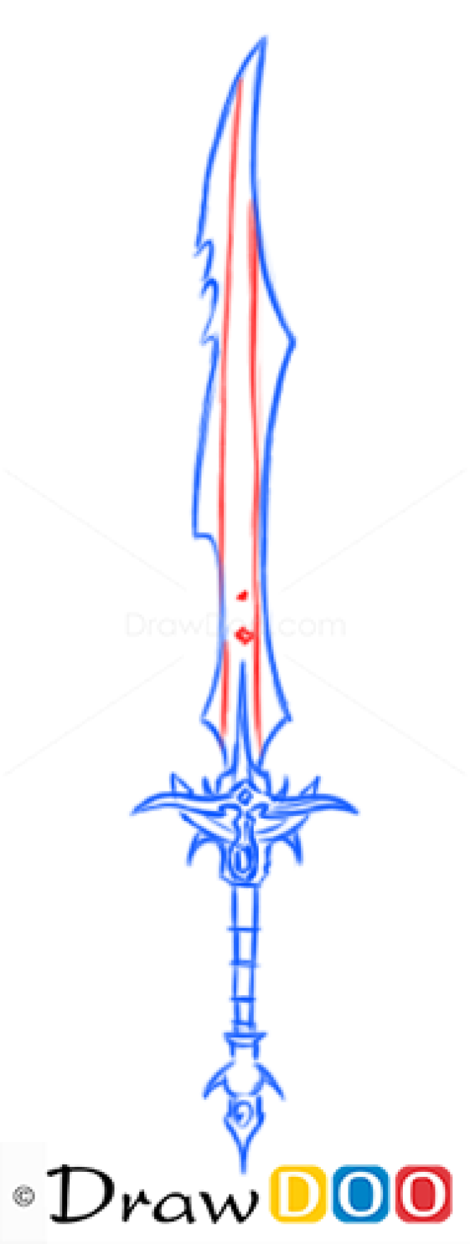 how to draw a sword
