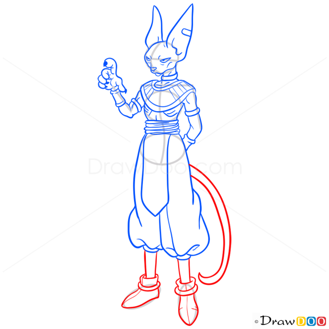 How to Draw Beerus, Dragon Ball Z