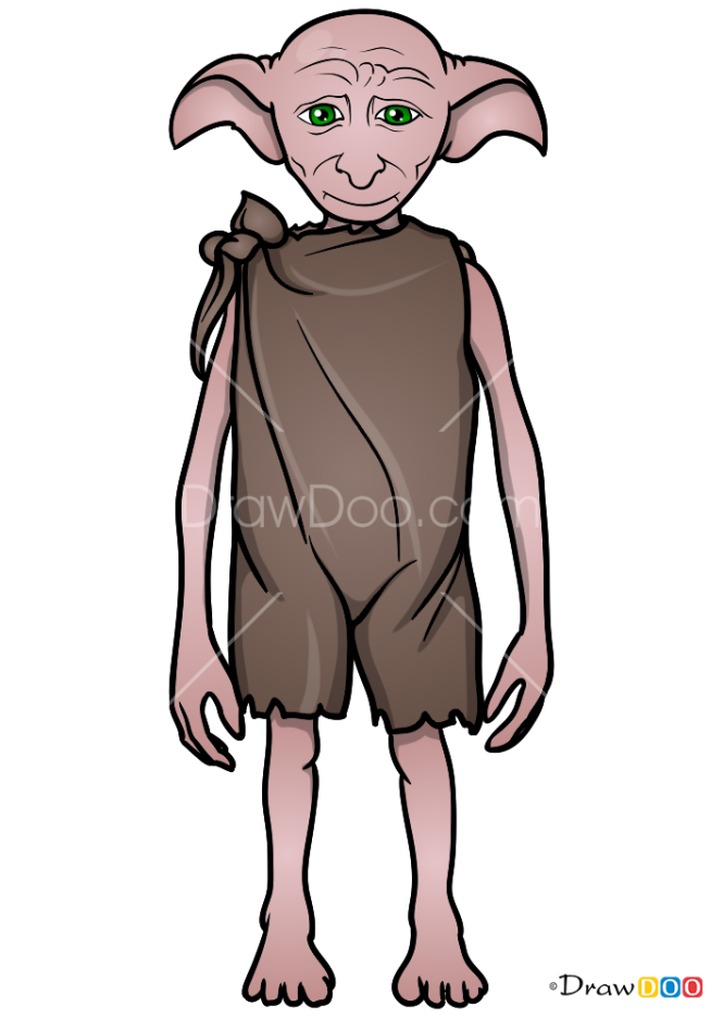 Featured image of post How To Draw Dobby For Kids There will be no difficulties and misunderstandings because we do not just show but we also describe every step in