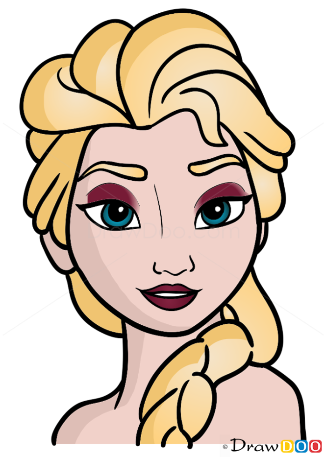 How To Draw Elsa From Frozen New Art For Kids Hub Vrogue
