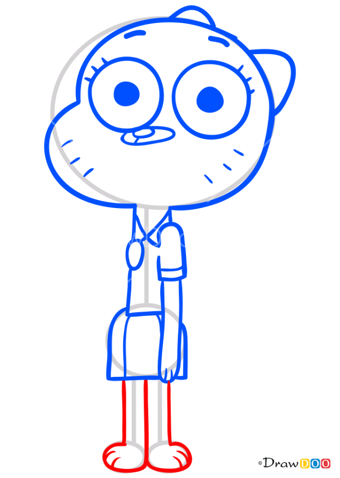 How to Draw Nicole, Gumball