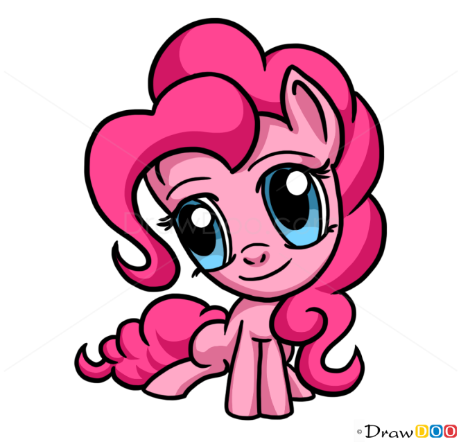 How To Draw Human Pinkie Pie, Pinkie Pie, My Little Pony, Step by