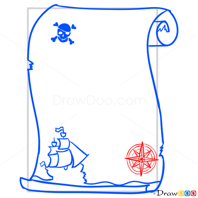 How to Draw Pirate Map, Pirates