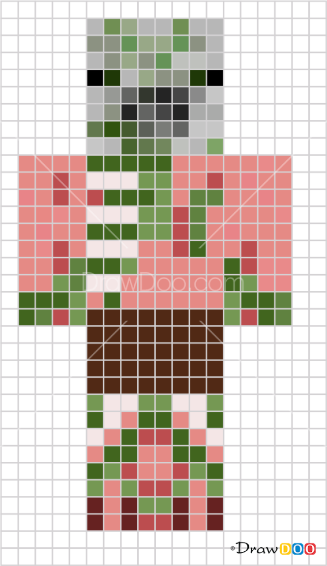 minecraft pixel art templates easy