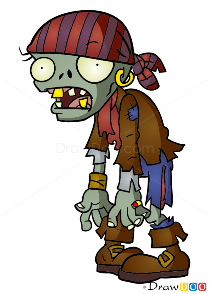 plants vs zombies zombie drawing