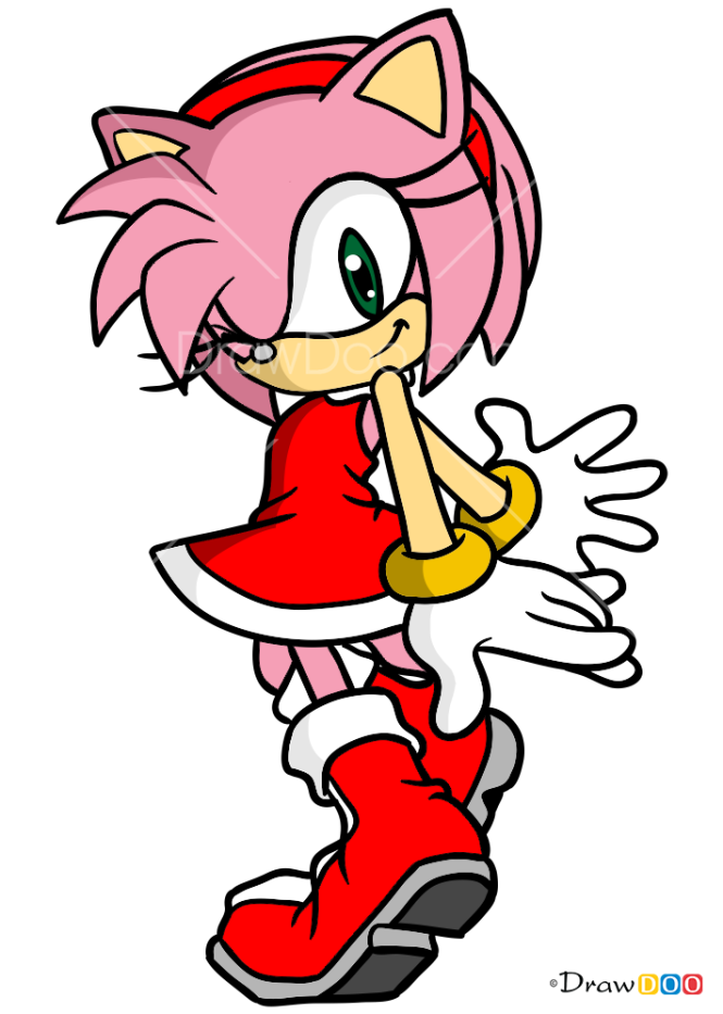 Sonic, Amy Rose, Shadow - Pirate Arts - Drawings & Illustration