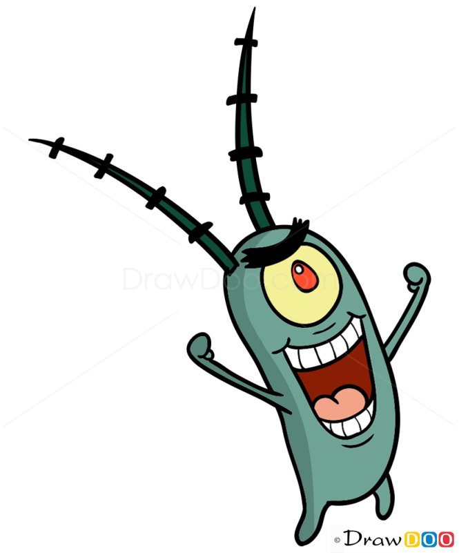 How To Draw A Plankton How To Draw Squidward Kolam Hug