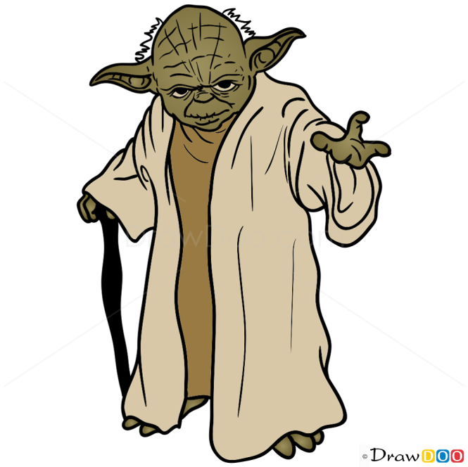 Easy Drawing Guides on X: Learn How to Draw Baby Yoda from The