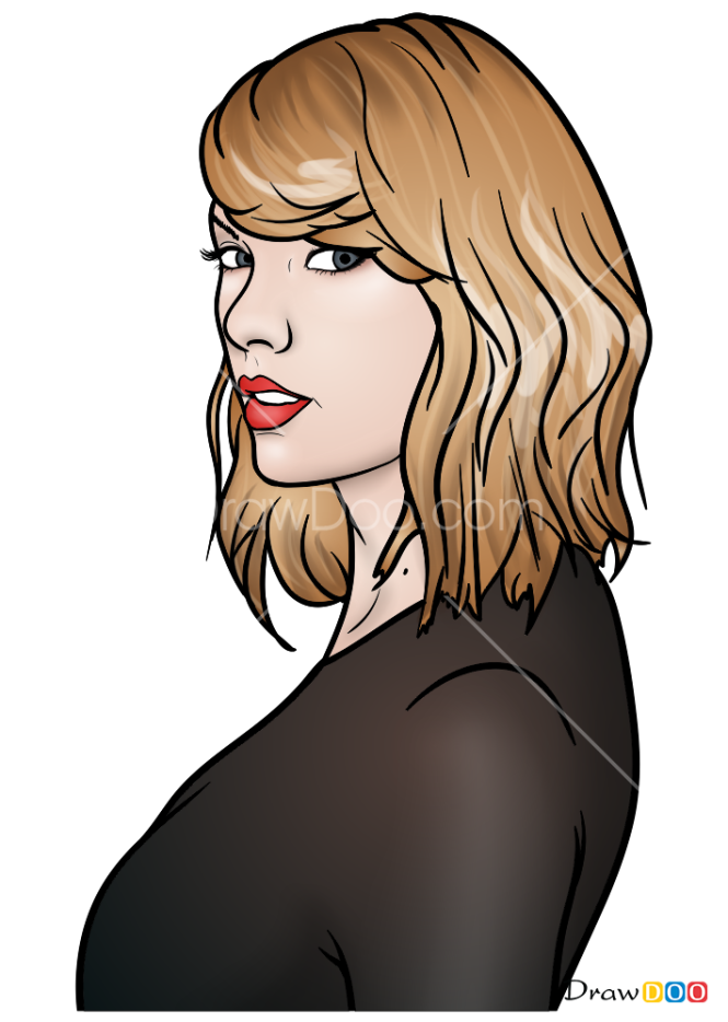 How To Draw Taylor 3 Taylor Swift