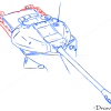 how to draw a 3d military tank