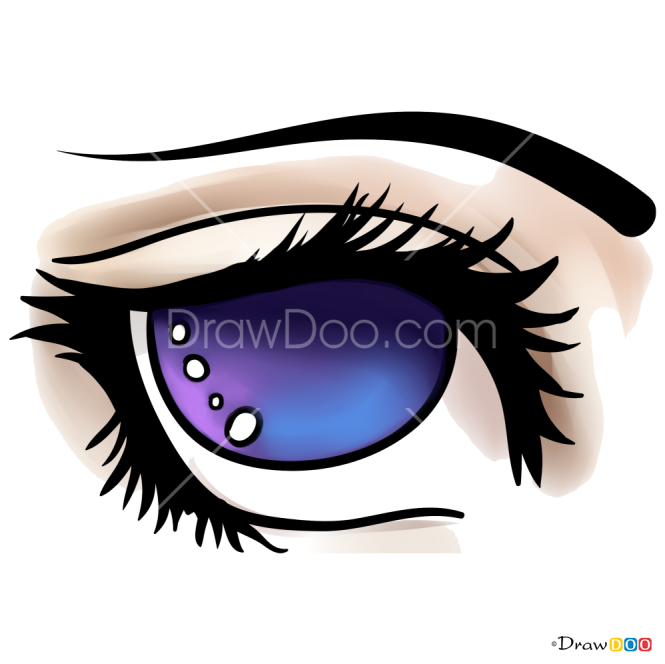 How to Draw Moon Eye