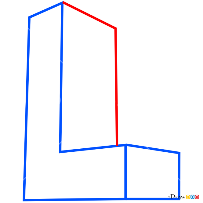 How to Draw L, 3D Letters