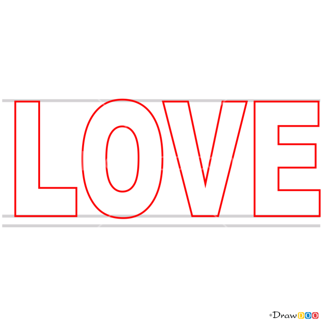 How to Draw Love in 3D, 3D Objects