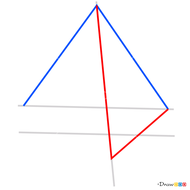How to Draw 3D Pyramid, 3D Objects