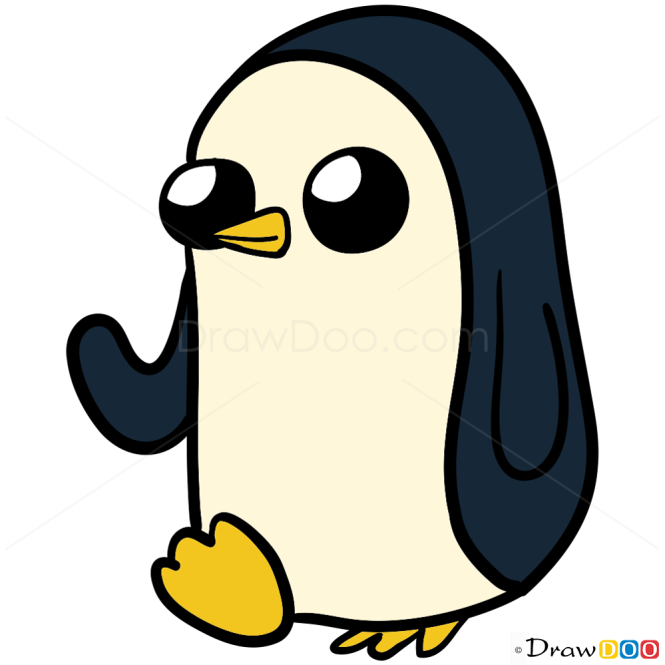 How to Draw Gunter, Adventure Time