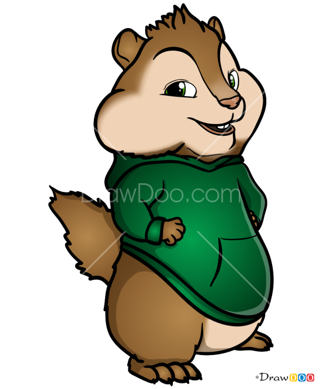 How to Draw Theodore Seville, Alvin and Chipmunks