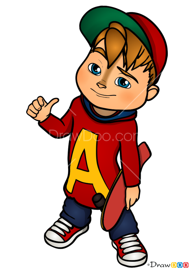 How to Draw Alvie, Alvin and Chipmunks
