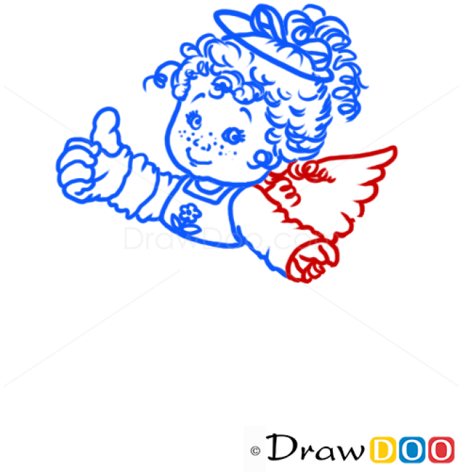 How to Draw Angel at work, Christmas Angels