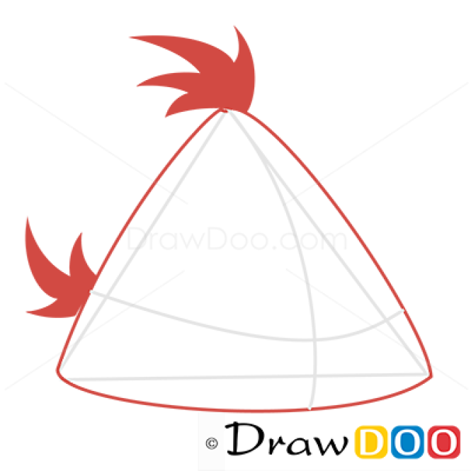 How to Draw Yellow Bird, Angry Birds