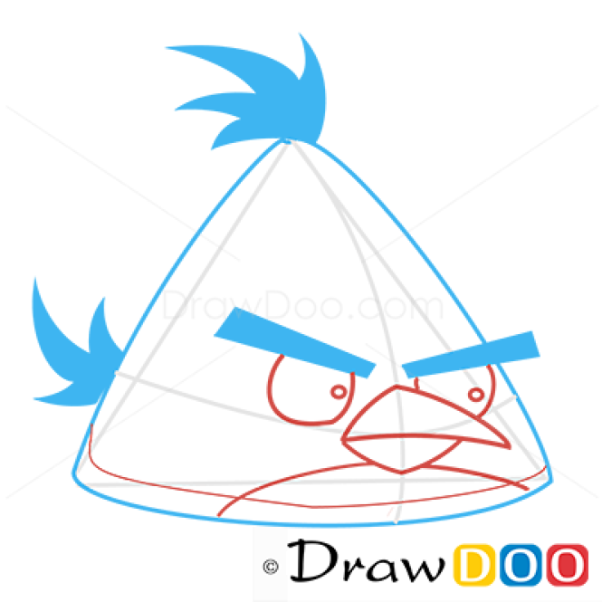 How to Draw Yellow Bird, Angry Birds