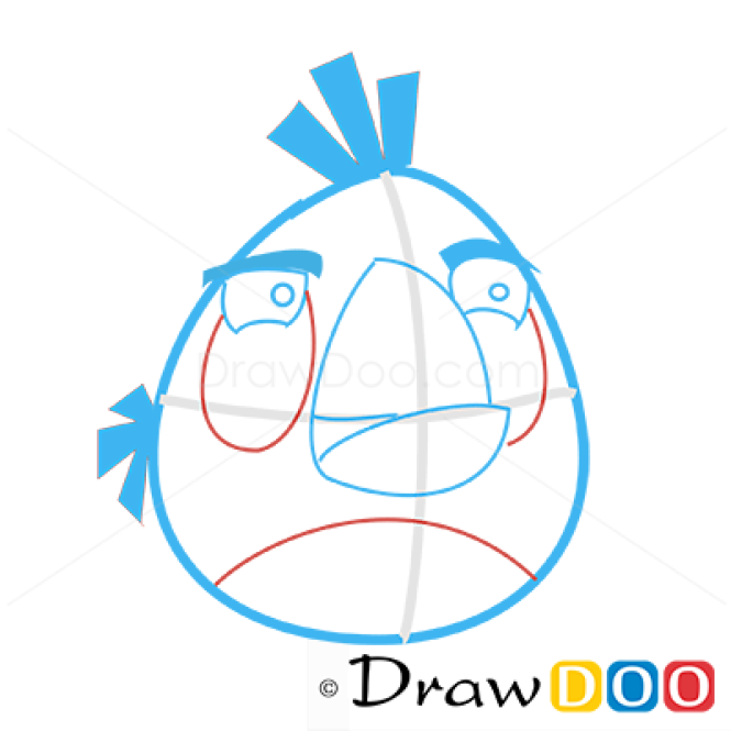 How to Draw White Bird, Angry Birds