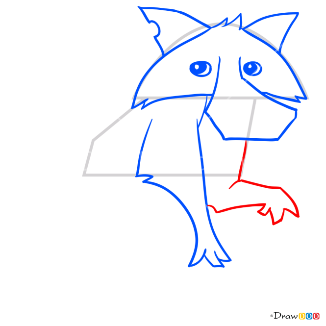 How to Draw Wolf, Animal Jam