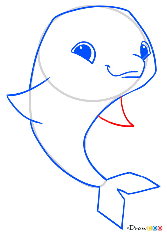 How to Draw Dolphin, Animal Jam