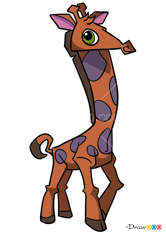 How to Draw Giraffe, Animal Jam