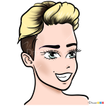 How to Draw Miley Cyrus, Celebrities Anime