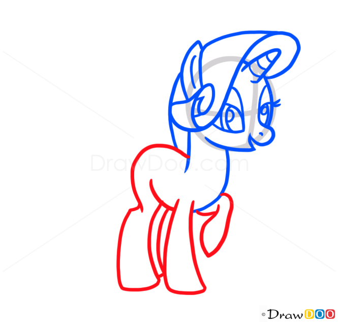 How to Draw Cute Pony, Cute Anime Animals