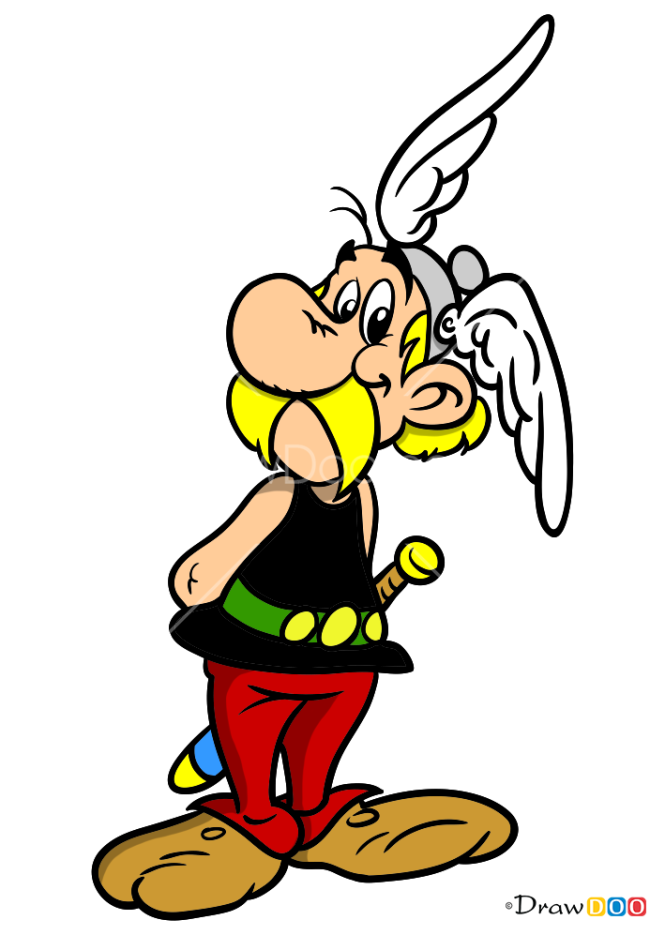 How to Draw Asterix, Asterix and Obelix