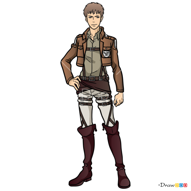How to Draw Jean Kirstein, Attack On Titan