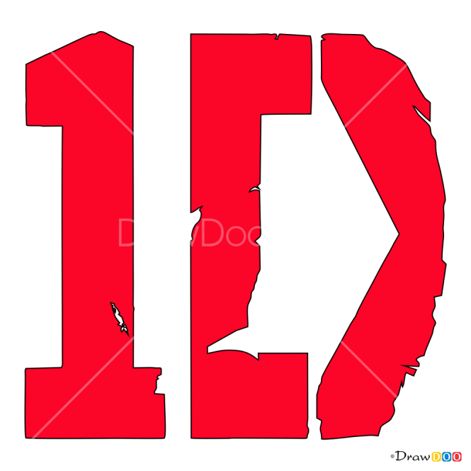 How to Draw One Direction, Bands Logos