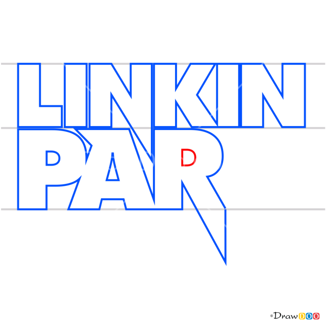 How to Draw Linkin Park, Bands Logos