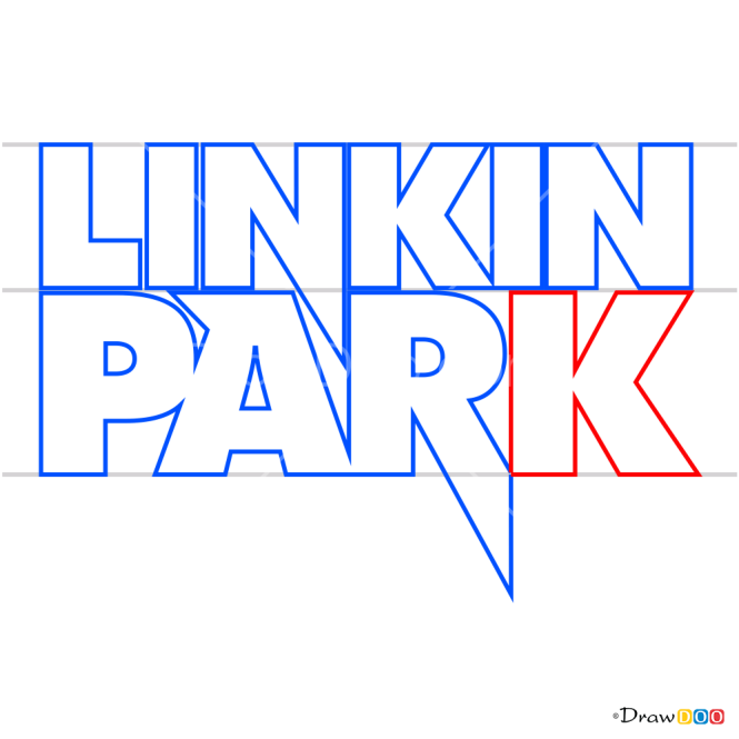 How to Draw Linkin Park, Bands Logos