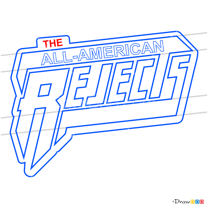 How to Draw The All-American Rejects, Bands Logos