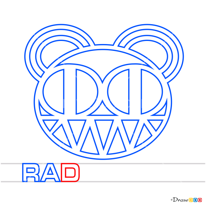 How to Draw Radiohead, Bands Logos