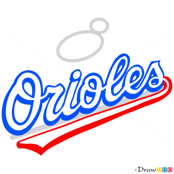 How to Draw Baltimore Orioles Logo, Baseball Logos