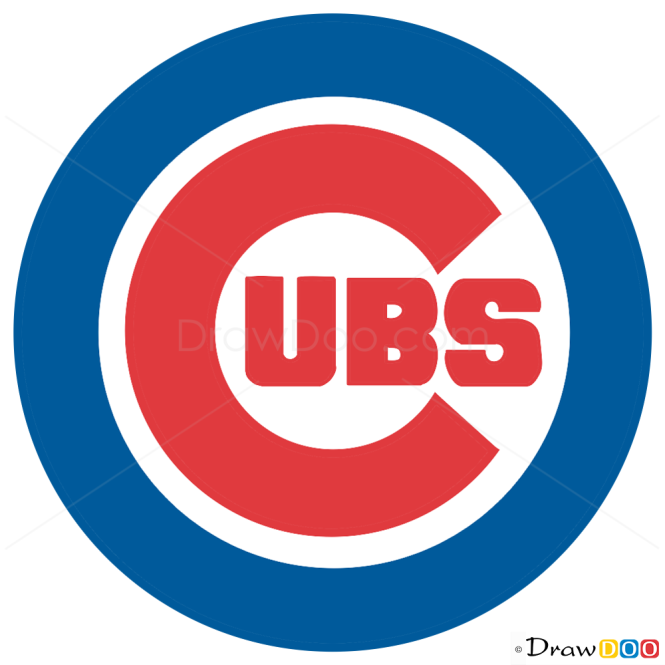 How to Draw Chicago Cubs, Baseball Logos