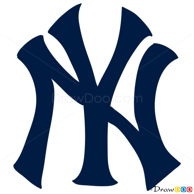 How to Draw New York Yankees, Baseball Logos