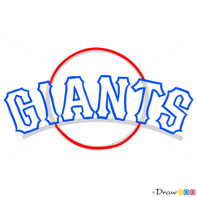 How to Draw S.F Giants, Baseball Logos