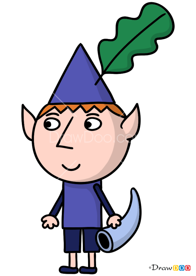 How to Draw Ben Elf, Ben and Holly Little Kingdom